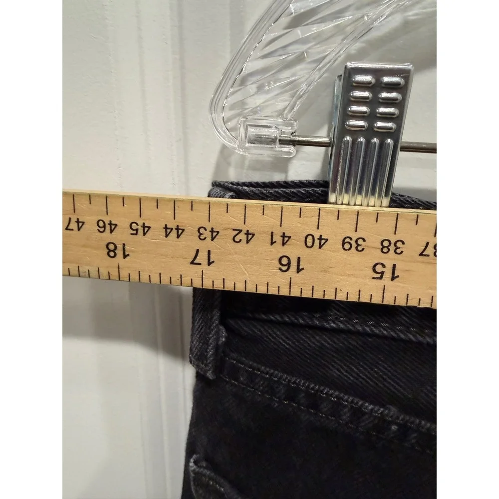 Levi's Mens 505 Regular Fit Straight Leg‎ Black Jeans 34x34